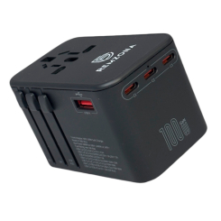 Павербанки - Сетевое зарядное устройство Remzona GaNUniversal 100W (CH1ACCC-01BK) Павербанки - Сетевое зарядное устройство Remzona GaNUniversal 100W (CH1ACCC-01BK)