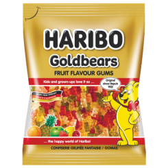 Солодощі - Цукерки желейні Haribo Goldbears неглазуровані Золоті ведмедики 80 г (9002975308410) Солодощі - Цукерки желейні Haribo Goldbears неглазуровані Золоті ведмедики 80 г (9002975308410)