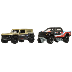 Автомодели - Набор автомоделей Hot Wheels Car culture Ford Bronco R и '17 Ford F-150 Raptor (HBL96/HRR77)