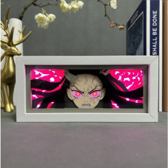 Нічники, проектори - Настільний світильник-нічник Недзуко Камадо Kamado Nezuko Клинок, що розсікає демонів Demon Slayer 1 колір USB (21002) Bioworld