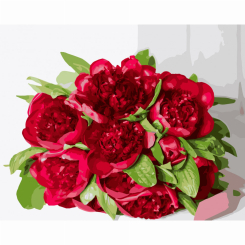 Товари для малювання - Картина за номерами Art Craft Рубіновий букет 40 х 50 см (12132-AC)