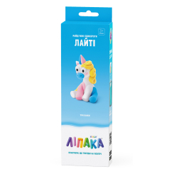 Набори для ліплення - Набір пластиліну Ліпака Райдужні єдинороги Лайті (30136-UA01)