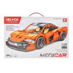 Конструкторы с уникальными деталями - Конструктор IBLOCK McLaren оранжевый (PL-920-154)