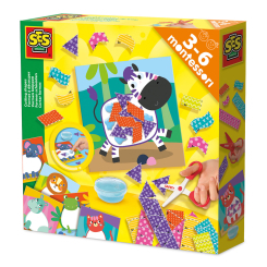 Набори для творчості - Набір для творчості Ses Creative Montessori Вирізай з тваринками (14061S)