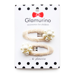 Бижутерия и аксессуары - Заколки Glamurino Perl ваниль 2 шт (4262.3)