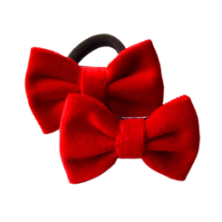 Бижутерия и аксессуары - Бантики Glamurino мини красные 2 шт (2132.4)