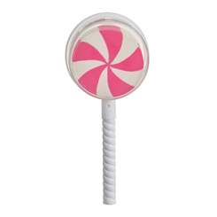 Набори для ліплення - Маса для ліплення Play-Doh Льодяник на паличці Квіточка біло-рожева 85 г (E7775/E7910-3)