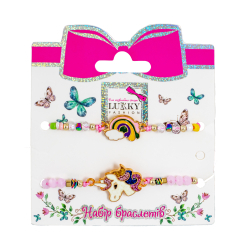 Бижутерия и аксессуары - Набор браслетов Lukky Fashion с единорогами (T24603) Бижутерия и аксессуары - Набор браслетов Lukky Fashion с единорогами (T24603)