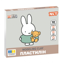 Наборы для лепки - Пластилин Yes Miffy 10 цветов (540718)