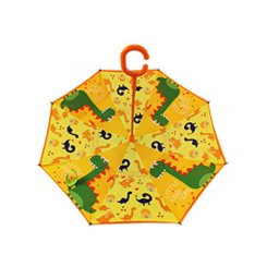 Зонты и дождевики - Детский зонт наоборот обратного сложения Up-Brella Dinosaur World-Orange (6950-25144a)