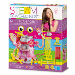 Наборы для творчества - Набор для творчества 4M Steam Powered kids Робот-модница (00-04906)