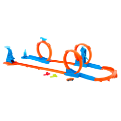 Автотреки - Трек Hot Wheels Track creator Потрійна петля (JDW39)