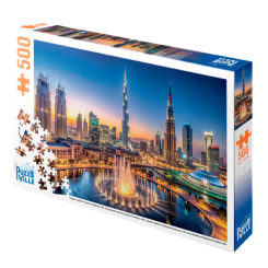 Пазлы - Пазл Puzzleville Бурдж-Халифа и фонтан Дубай 500 элементов (PZL500_3) Пазлы - Пазл Puzzleville Бурдж-Халифа и фонтан Дубай 500 элементов (PZL500_3)
