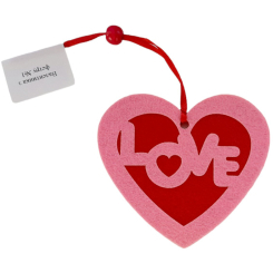 Аксессуары для праздников - Подвес Apli Krapli Валентинка из фетра №1 (2251591383012)