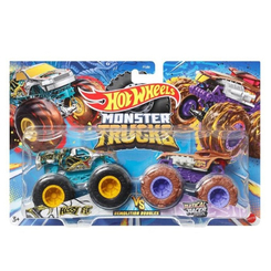 Автомодели - Игровой набор Hot Wheels Monster Trucks Hissy fit vs Ratical racer (FYJ64/HLT61)