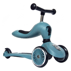 Самокати - Самокат-біговел Scoot&Ride Highwaykick сіро-синій (SR-160629-STEEL)