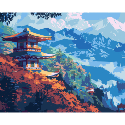 Товари для малювання - Картина за номерами Strateg Японська мить 40 х 50 см (VG020) Товари для малювання - Картина за номерами Strateg Японська мить 40 х 50 см (VG020)