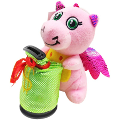 Мягкие животные - Мягка игрушка-копилка Дракончик розовый MIC (M16304) (222749)