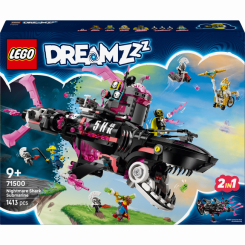 Конструктори LEGO - Конструктор LEGO DREAMZzz Страхітливий підводний човен «Акула» (71500)