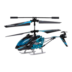 Радиоуправляемые модели - Игрушечный вертолет WL Toys с автопилотом синий (WL-S929b)