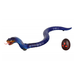 Фігурки тварин - Робот Same toy Справжня кобра на радіокеруванні блакитний (8808B-BUT)