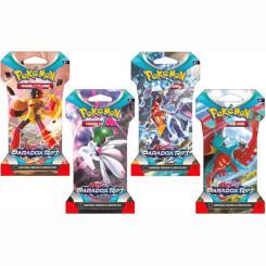 Настольные игры - Настольная игра Pokemon Paradox Rift Cardboard Cover бустер пак 1 шт (820650854002)