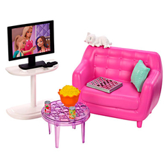 Меблі та будинки для ляльок - Набір Barbie Вітальня (FXG33/FXG36)