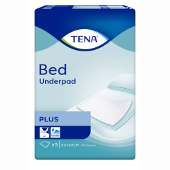 Товары по уходу - Пеленки мочепоглощающие Tena Bed Plus 60 х 90 см 5 шт (7322540801934)