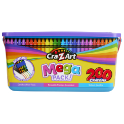 Канцтовары - Мел восковой Cra-Z-Art с боксом для хранения 200 шт (10316CRA)