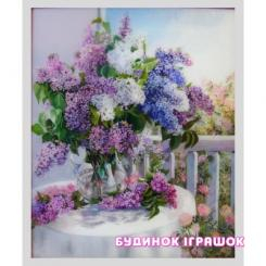 Товары для рисования - Картина по номерам Букет сирени Идейка (КН1074)