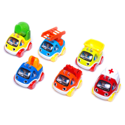 Машинки для малюків - Машинка Bebelino Швидкі помічники інерційна асортимент (57036)