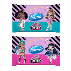 Антисептики и маски - Салфетки влажные Smile Lol Surprise Tweens в ассортименте 24 шт (42139124)