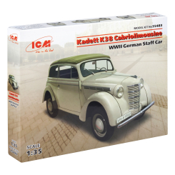 Конструктори з унікальними деталями - Конструктор ІСМ Німецький штабний автомобіль Kadett K38 Cabriolimousine (35483)