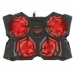 Меблі для геймерів - Підставка для ноутбука Trust GXT 278 Yozu до 17.3'' red LED чорний (20817_TRUST) Меблі для геймерів - Підставка для ноутбука Trust GXT 278 Yozu до 17.3'' red LED чорний (20817_TRUST)