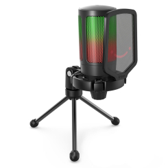 Мікрофони - Мікрофон конденсаторний Fifine AmpliGame USB Type-C RGB (A6V)