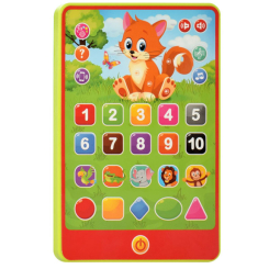 Развивающие игрушки - Детский интерактивный планшет Limo Toy на укр. языке Зеленый (SK 0016(GREEN))