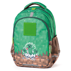 Рюкзаки та сумки - ​Рюкзак Pixie Crew Minecraft Boom з пікселями 16л (PXB-14-35)