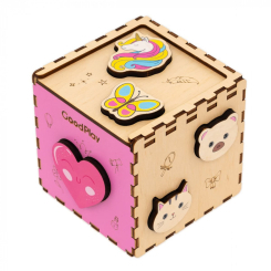 Развивающие игрушки - Кубик-сортер Good Play Сказочный мир (CUB-4-005)