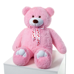 М'які тварини - Плюшевий ведмедик Mister Medved Чарлі 110 см Рожевий (091)