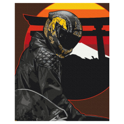 Товари для малювання - Картина за номерами Brushme Східний гонщик (BS53711) Товари для малювання - Картина за номерами Brushme Східний гонщик (BS53711)