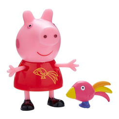 Фігурки персонажів - Ігровий набір Peppa Pig Pals and pets Пеппа із пташкою (06918-1)