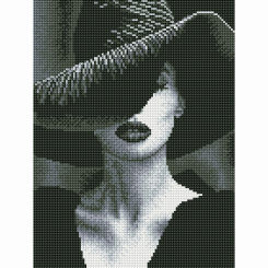 Товары для рисования - Алмазная мозаика Brushme Загадочная дама (DRBS53937) Товары для рисования - Алмазная мозаика Brushme Загадочная дама (DRBS53937)