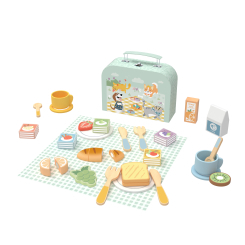 Дитячі кухні та побутова техніка - Ігровий набір Tookytoy Дерев'яний набір для пікніка (TP523)