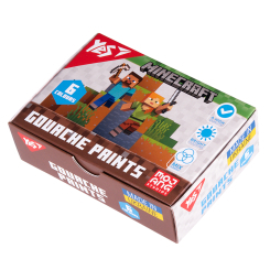 Канцтовары - Краски гуашь Yes Minecraft 6 цветов (230405) Канцтовары - Краски гуашь Yes Minecraft 6 цветов (230405)