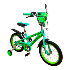 Велосипеди - Велосипед Like2bike Спрінт колеса 16 дюймів зелений (191633)