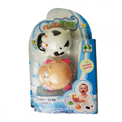 Іграшки для ванни - Набір іграшок для купання Metr+ CQS606-2 Корівка та Свинка (27950s33002)