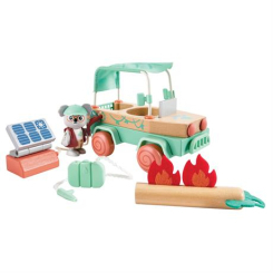 Фігурки тварин - Ігровий набір Hape Пригоди на позашляховику (E3422)