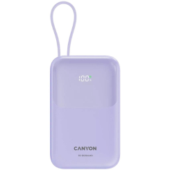 Павербанки - Мобильная батарея Canyon OnPower 101 кабель 10000 mAh PD22.5W Purple (CNS-CPB101PU)