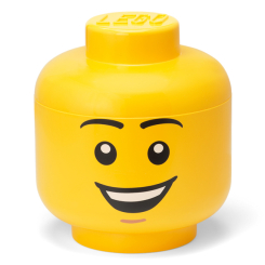Бокси для іграшок - Бокс-голова LEGO Lifestyle Happy Boy Large (40320820/40320810) Бокси для іграшок - Бокс-голова LEGO Lifestyle Happy Boy Large (40320820/40320810)