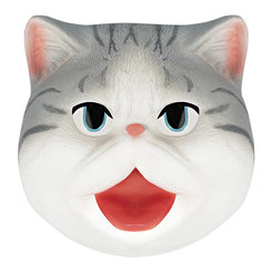 Фігурки тварин - Іграшка-рукавичка Same Toy Сірий кіт (X336UT)
